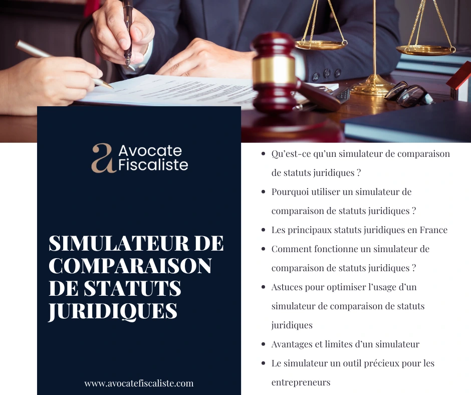Simulateur de comparaison de statuts juridiques