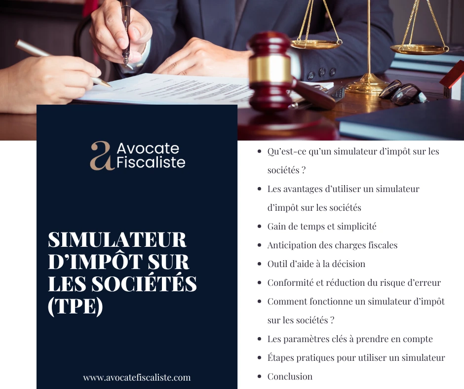 Simulateur d’impôt sur les sociétés (TPE)