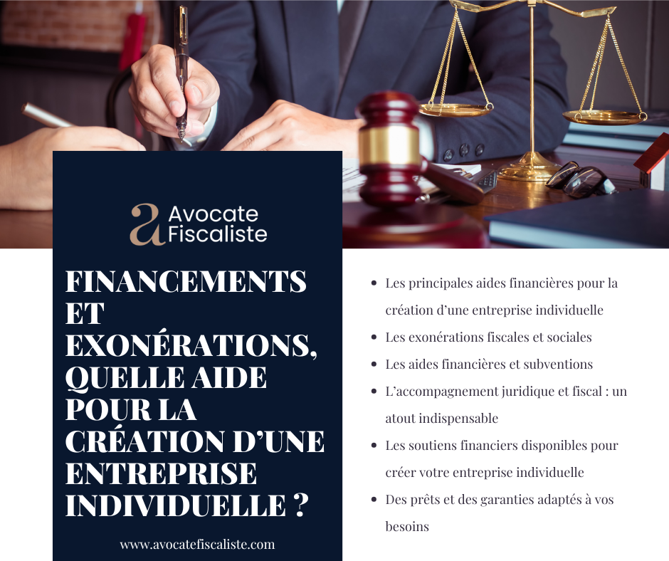Aide création entreprise individuelle