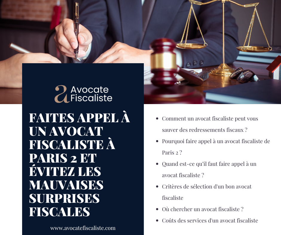 Avocat fiscaliste Paris 2