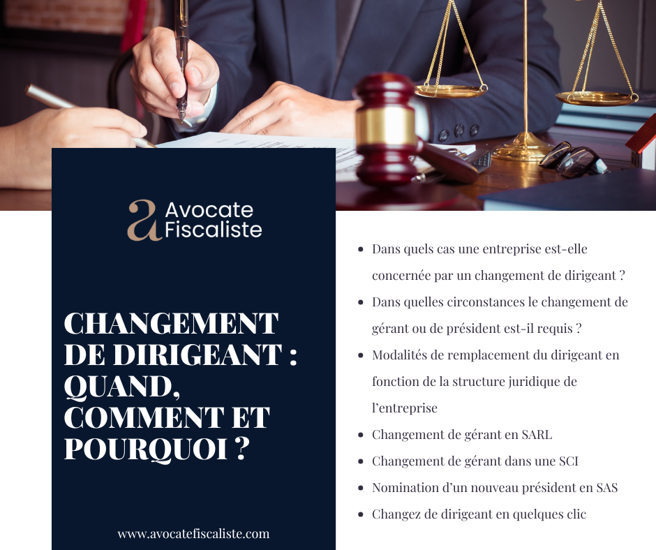 Changement de dirigeant